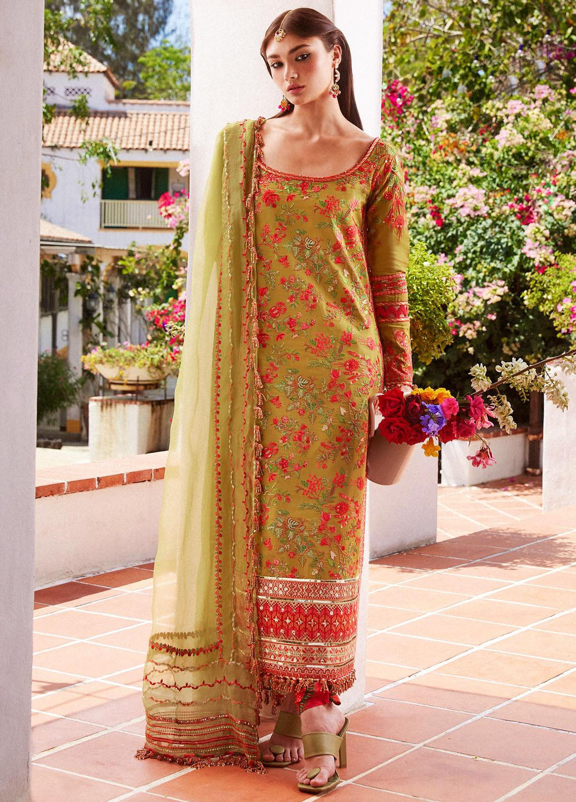 Hussain Rehar Eid Luxury Lawn Collection 2024 Sorbet