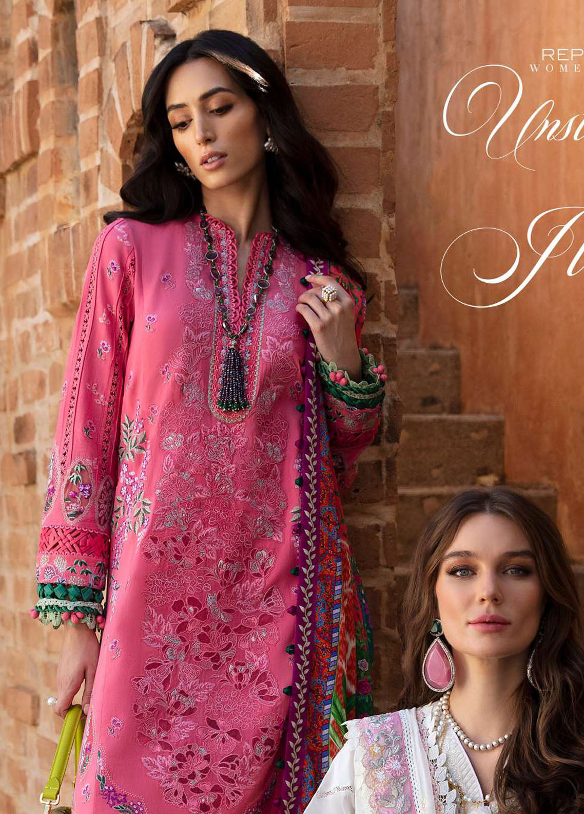 Ilana by Republic Eid Luxury Lawn Unstitched Collection 2024 D-1A