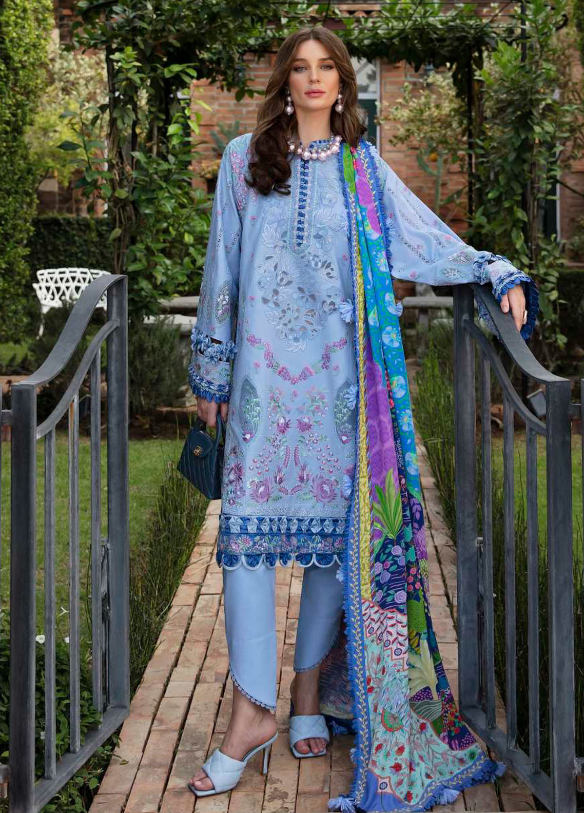 Ilana by Republic Eid Luxury Lawn Unstitched Collection 2024 D-1B