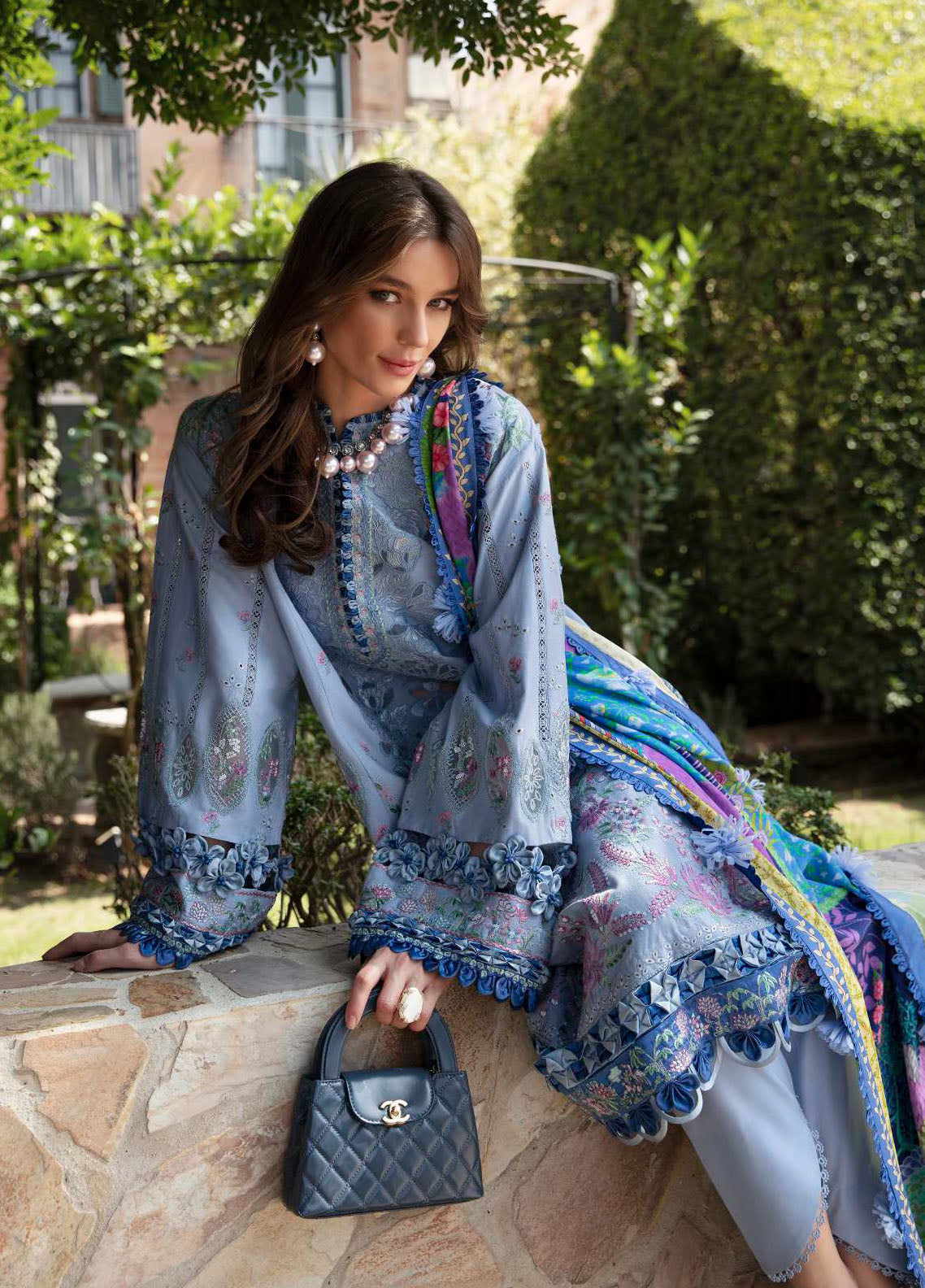 Ilana by Republic Eid Luxury Lawn Unstitched Collection 2024 D-1B