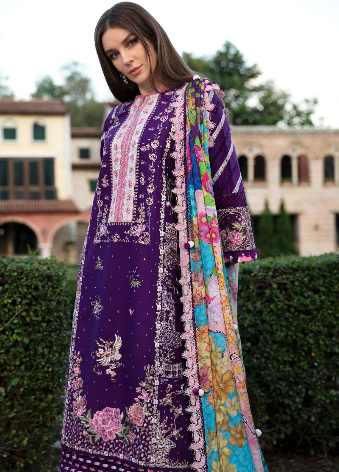 Ilana by Republic Eid Luxury Lawn Unstitched Collection 2024 D-2B