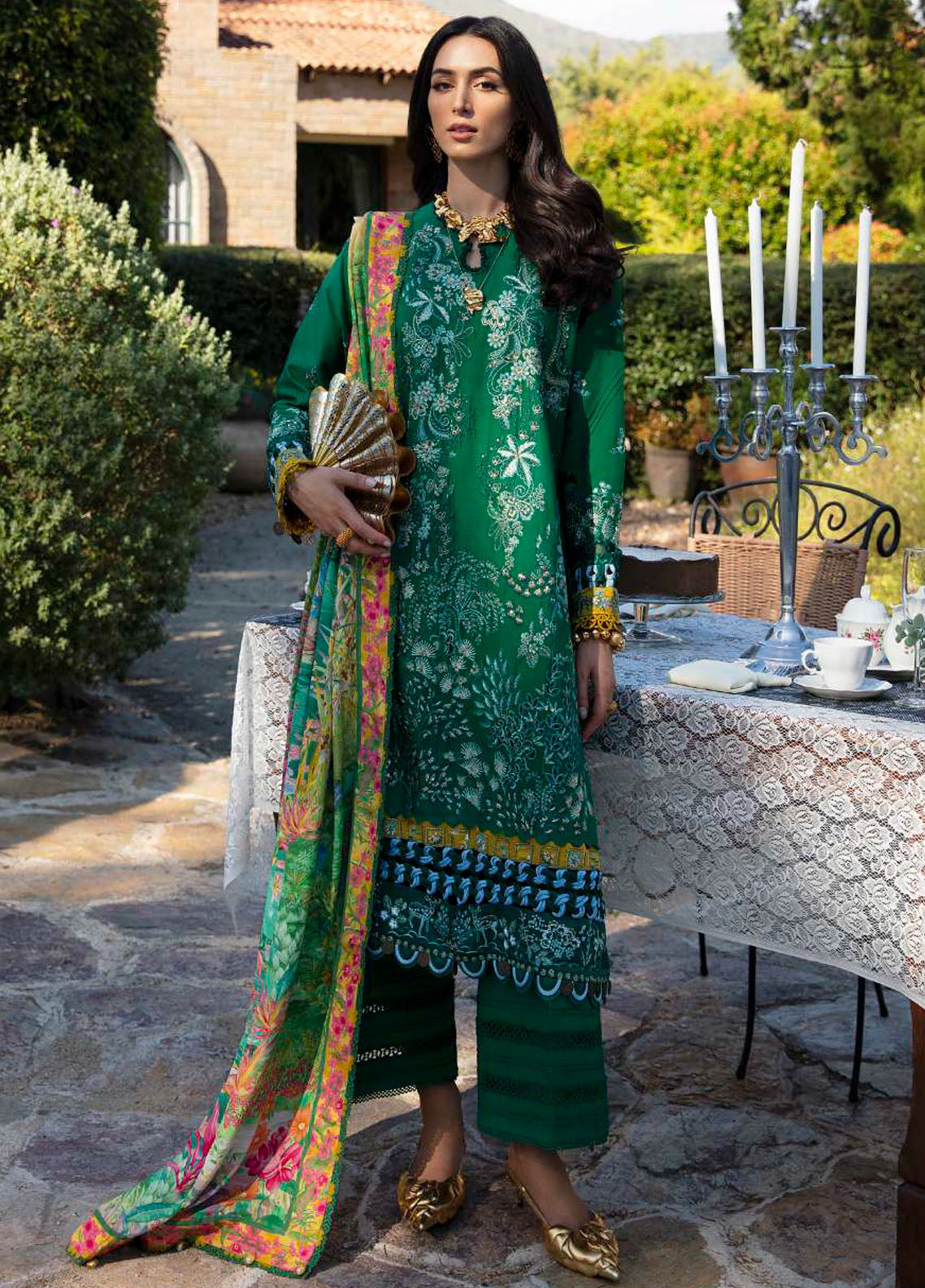 Ilana by Republic Eid Luxury Lawn Unstitched Collection 2024 D-3B