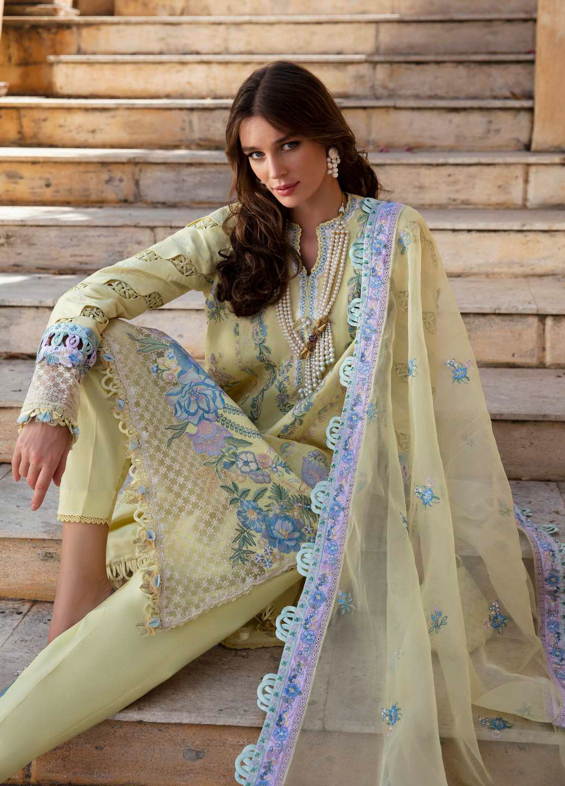 Ilana by Republic Eid Luxury Lawn Unstitched Collection 2024 D-7B