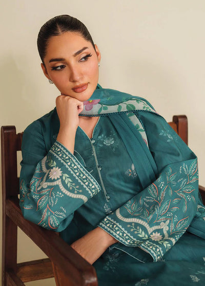 Ilara by Seran Embroidered Cambric Suits Unstitched 3 Piece SN25IC D-01 Cerine