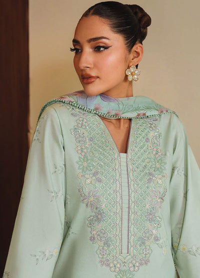 Ilara by Seran Embroidered Cambric Suits Unstitched 3 Piece SN25IC D-04 Serene