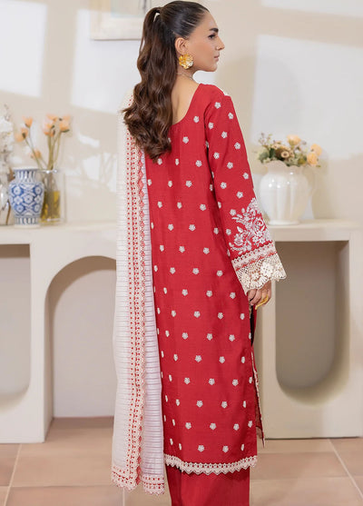 Imrozia Premium Pret Embroidered Lawn 3 Piece Suit IP-137 Mahrosh