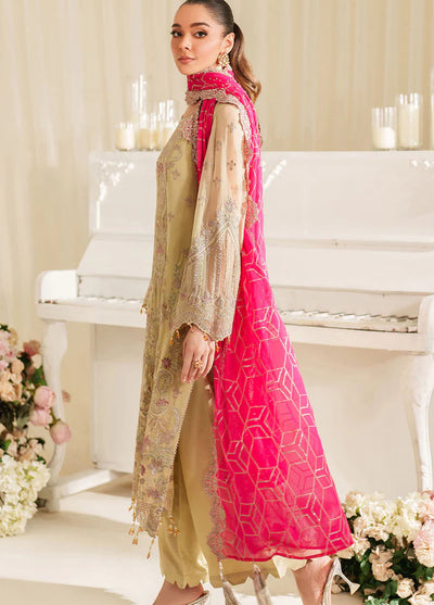 Imrozia Pret Embroidered Chiffon 3 Piece Suit M-95 Dhalia