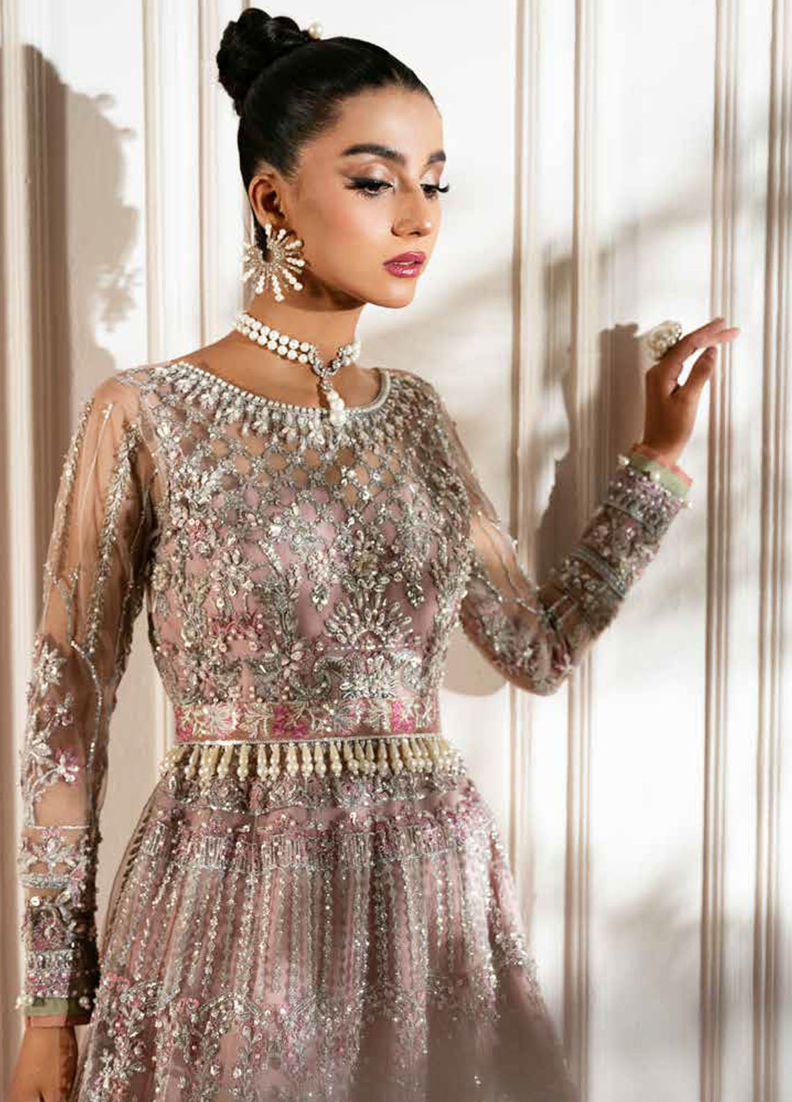 Inayat By AJR Couture Unstitched Luxury Wedding Collection 2024 D-05 Rosabella