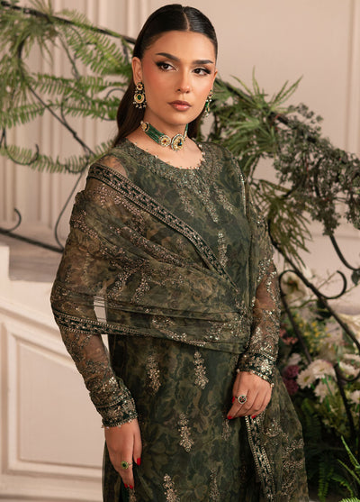 Inayat By Zarif Embroidered Net Suit Unstitched 3 Piece ZF24I ZRI-06 Fitoor - Formal Collection