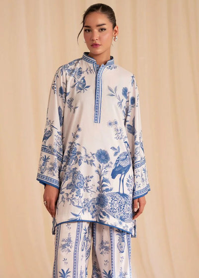 Inayat Pret Printed Silk 2 Piece Suit Oceana