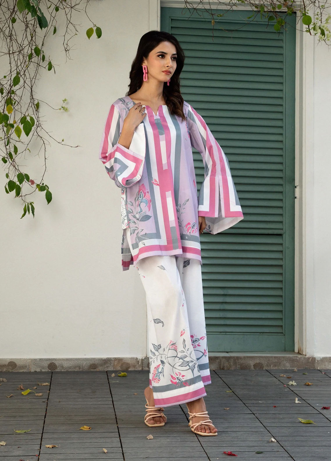 Ira by Miras Pret Printed Silk 2 Piece Suit Izzy