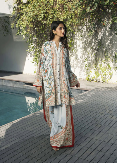 Ira by Miras Pret Printed Silk 2 Piece Suit Vera