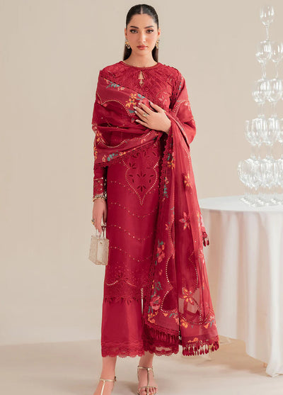 Iris by Jazmin Embroidered Lawn Suits Unstitched 3 Piece JZ25IL D-03