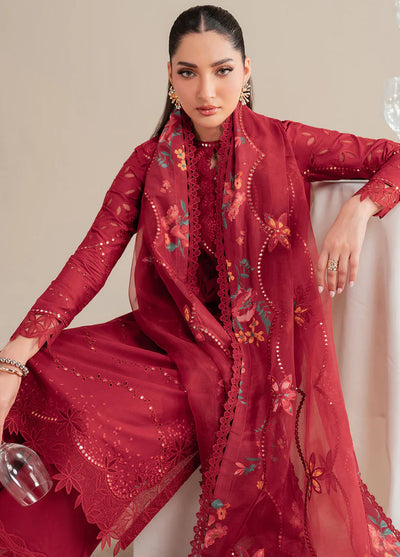 Iris by Jazmin Embroidered Lawn Suits Unstitched 3 Piece JZ25IL D-03