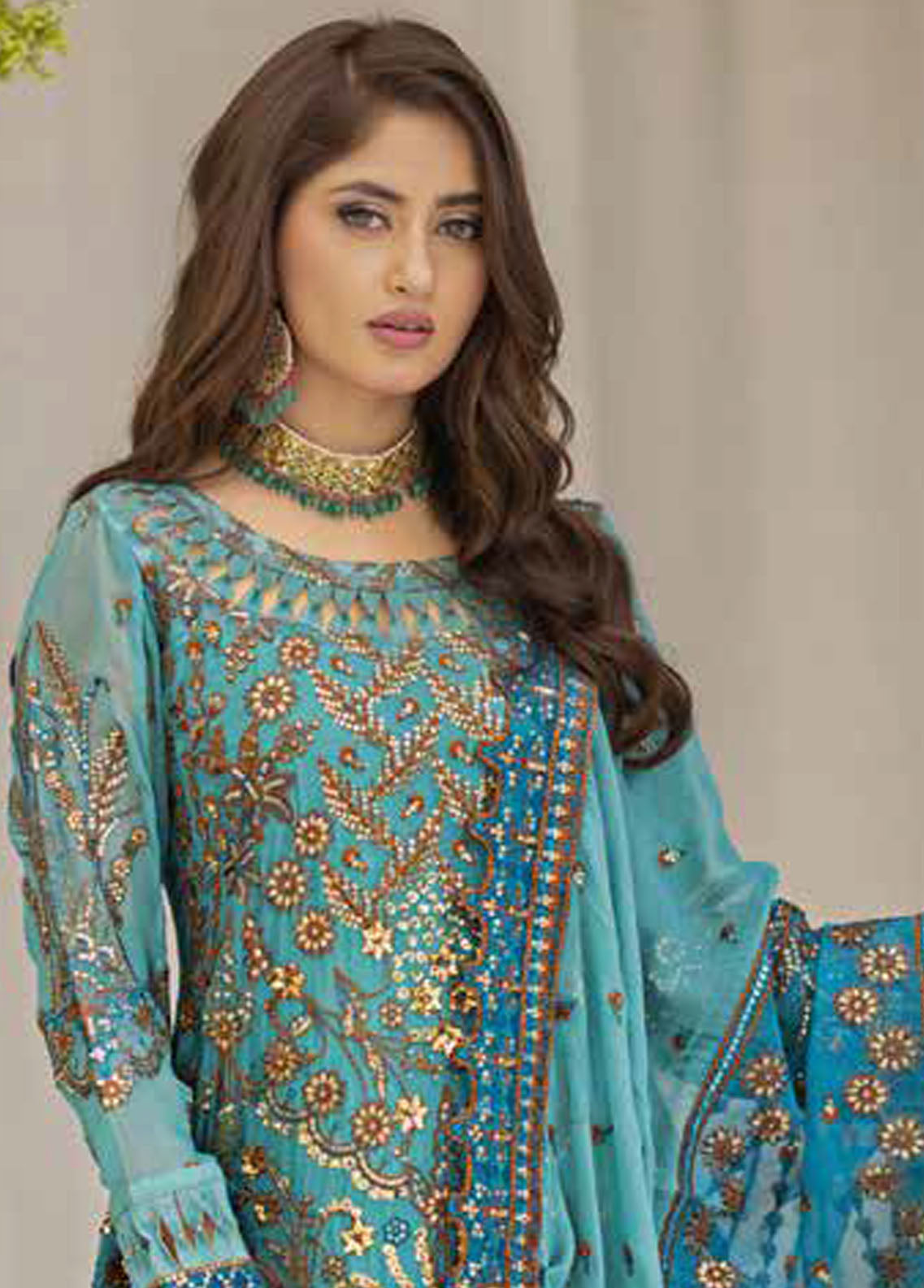 Ishq Aatish by Emaan Adeel Luxury Chiffon Collection 2023 AT-09