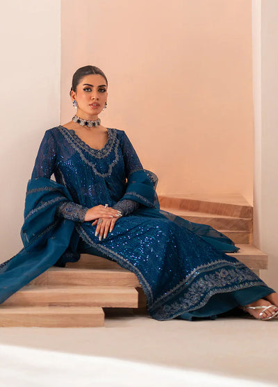 Izel Pret Embroidered Chiffon 3 Piece Suit SLC-003-Nova