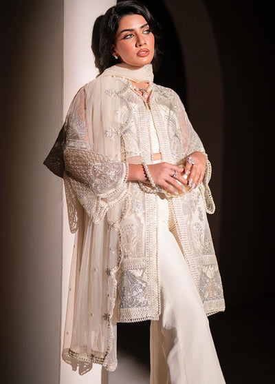 Izel Pret Embroidered Organza 3 Piece Suit SLC-011-Cove