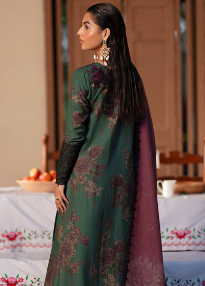 Iznik Embroidered Khaddar Suit Unstitched 3 Piece IZ24PW IPK-08 - Winter Collection