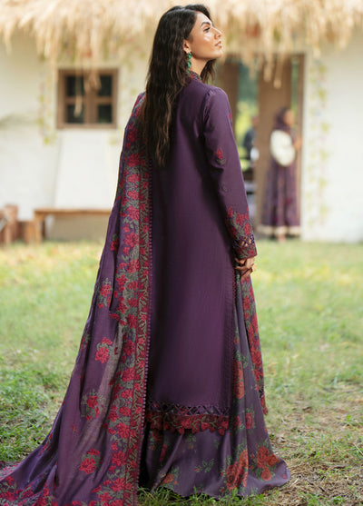 Iznik Embroidered Khaddar Suit Unstitched 3 Piece IZ24PW IPK-09 - Winter Collection