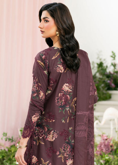 Iznik Embroidered Lawn Suits Unstitched 3 Piece IZ25FE IFE-10