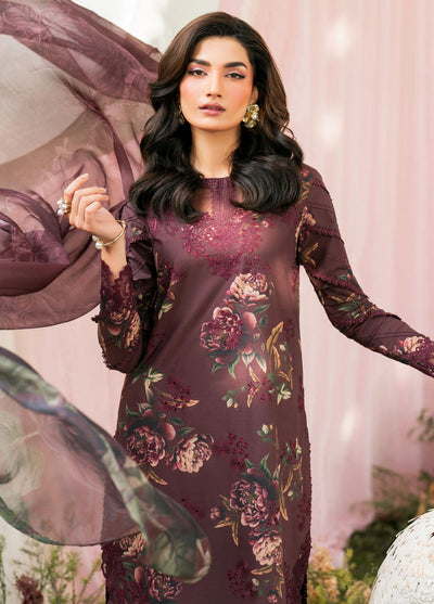 Iznik Embroidered Lawn Suits Unstitched 3 Piece IZ25FE IFE-10