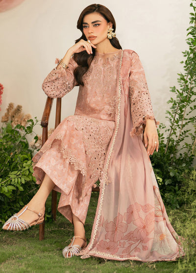 Iznik Embroidered Lawn Suits Unstitched 3 Piece IZ25FE IFE-12