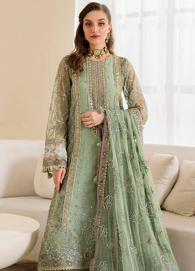 Iznik Embroidered Net Suits Unstitched 3 Piece IZ24CC CC-41 - Luxury Collection