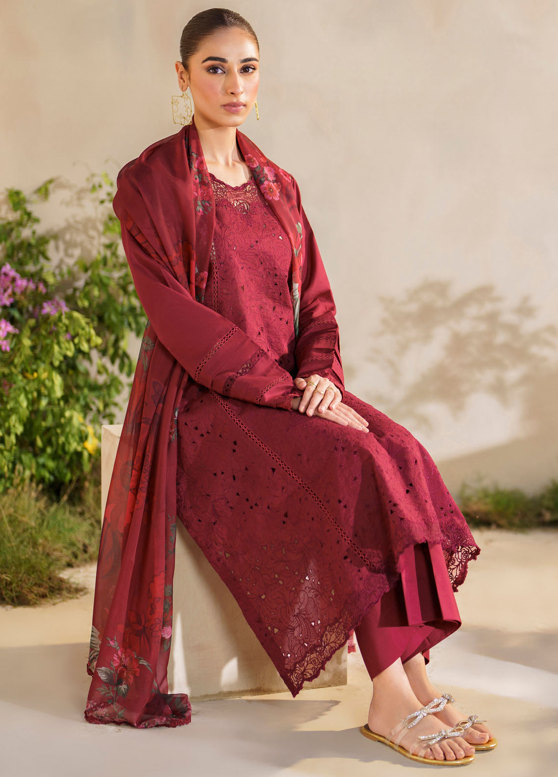 Iznik Unstitched Festive Lawn Collection 2024 SFL-02 Enchantment