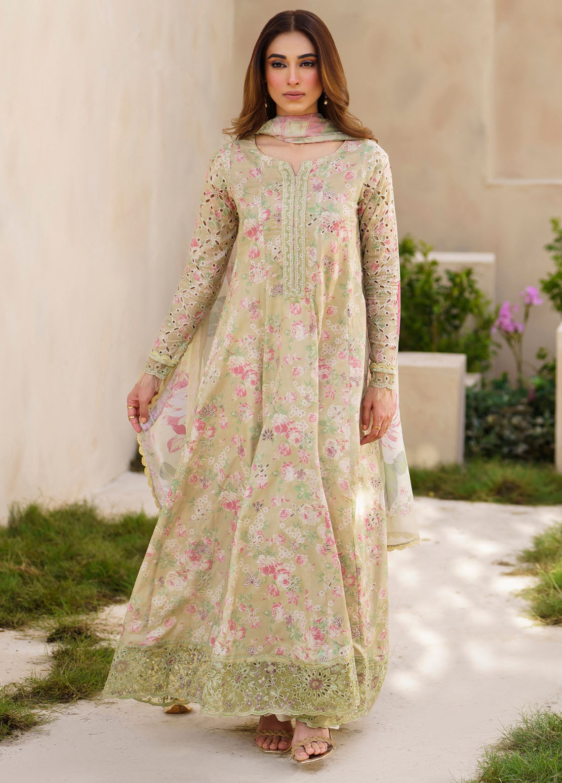 Iznik Unstitched Festive Lawn Collection 2024 SFL-05 Radiance