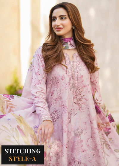 Iznik Unstitched Festive Lawn Collection 2024 SFL-06 Opulence