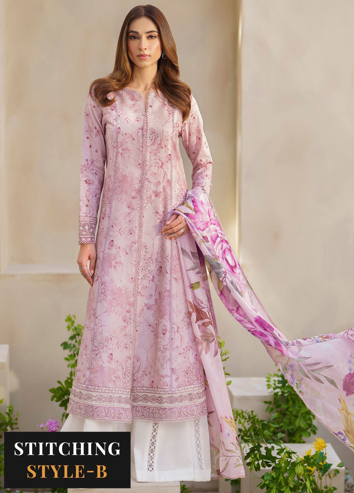 Iznik Unstitched Festive Lawn Collection 2024 SFL-06 Opulence