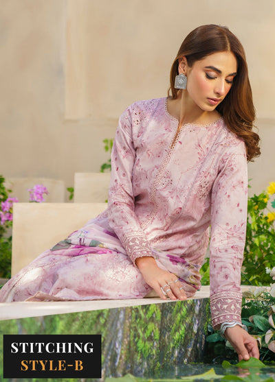 Iznik Unstitched Festive Lawn Collection 2024 SFL-06 Opulence