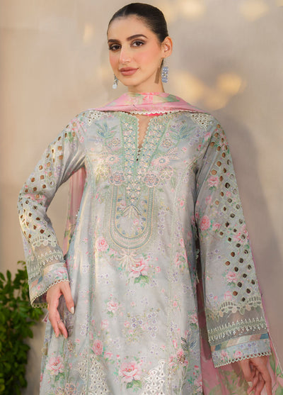 Iznik Unstitched Festive Lawn Collection 2024 SFL-07 Gleam