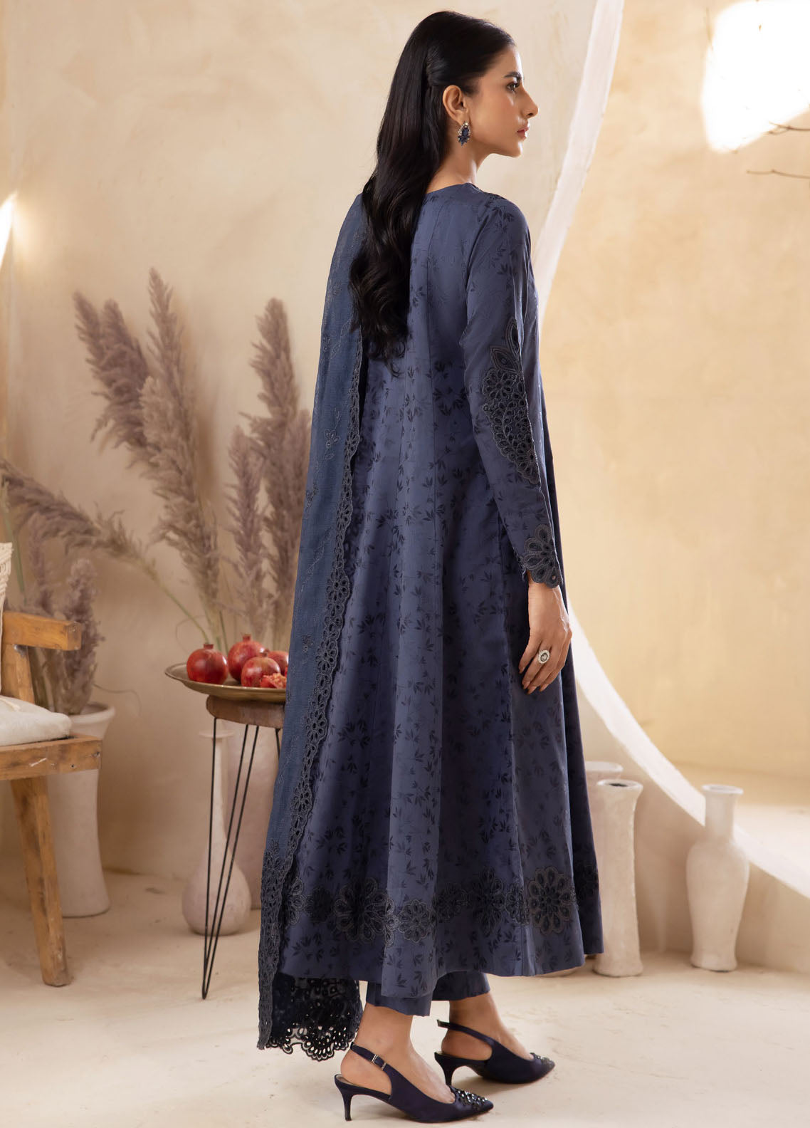 Iznik Luxury Winter Unstitched Collection 2023 ILW 02 Demure