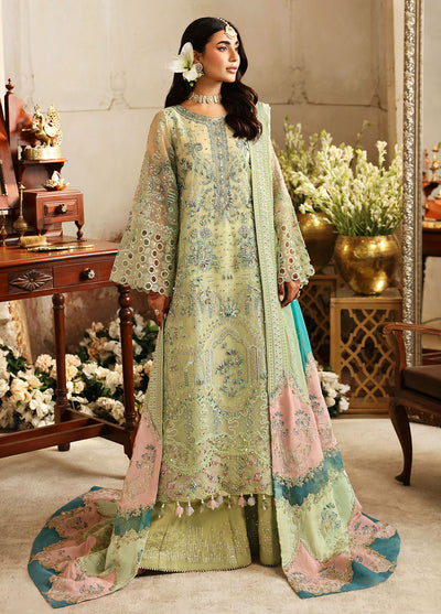 Jhoomro By Nureh Unstitched Luxury Formals Collection 2024 NL-67 Mahi-roo