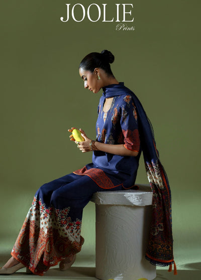 Joolie Prints by Saira Rizwan Printed Cambric Suits Unstitched 3 Piece SR25JP JPU25-02 Cloud Nine