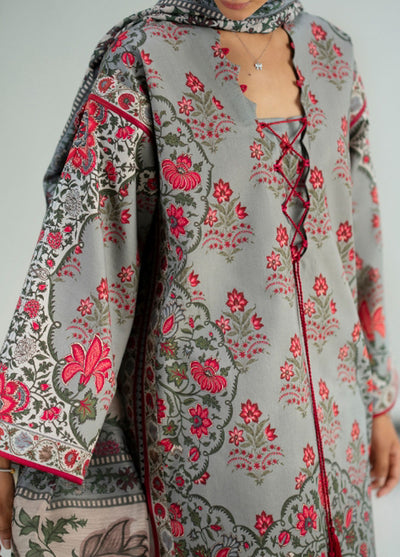 Joolie Prints by Saira Rizwan Printed Cambric Suits Unstitched 3 Piece SR25JP JPU25-03 Silver Lining