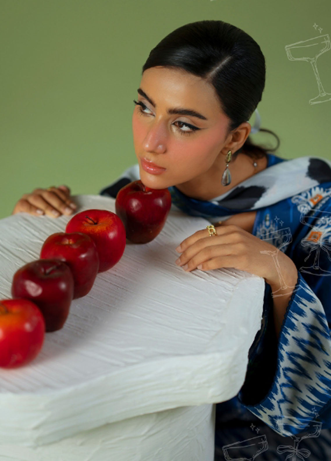 Joolie Prints by Saira Rizwan Printed Cambric Suits Unstitched 3 Piece SR25JP JPU25-09 City Bloom