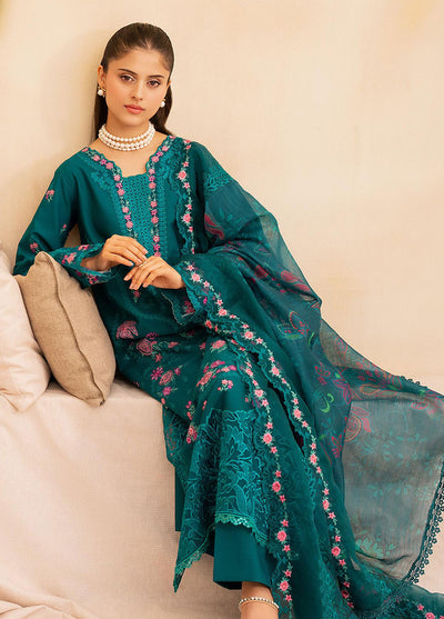 Jahan by Rajbari Embroidered Lawn Suits Unstitched 3 Piece RB25JPF D-3 A Zara