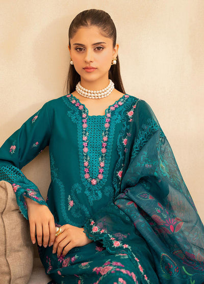 Jahan by Rajbari Embroidered Lawn Suits Unstitched 3 Piece RB25JPF D-3 A Zara