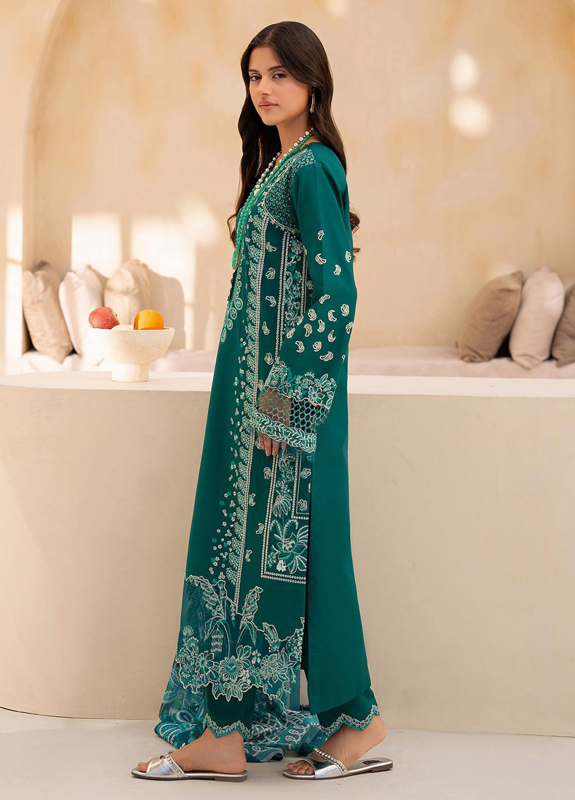 Jahan by Rajbari Embroidered Lawn Suits Unstitched 3 Piece RB25JPF D-5 A Rina