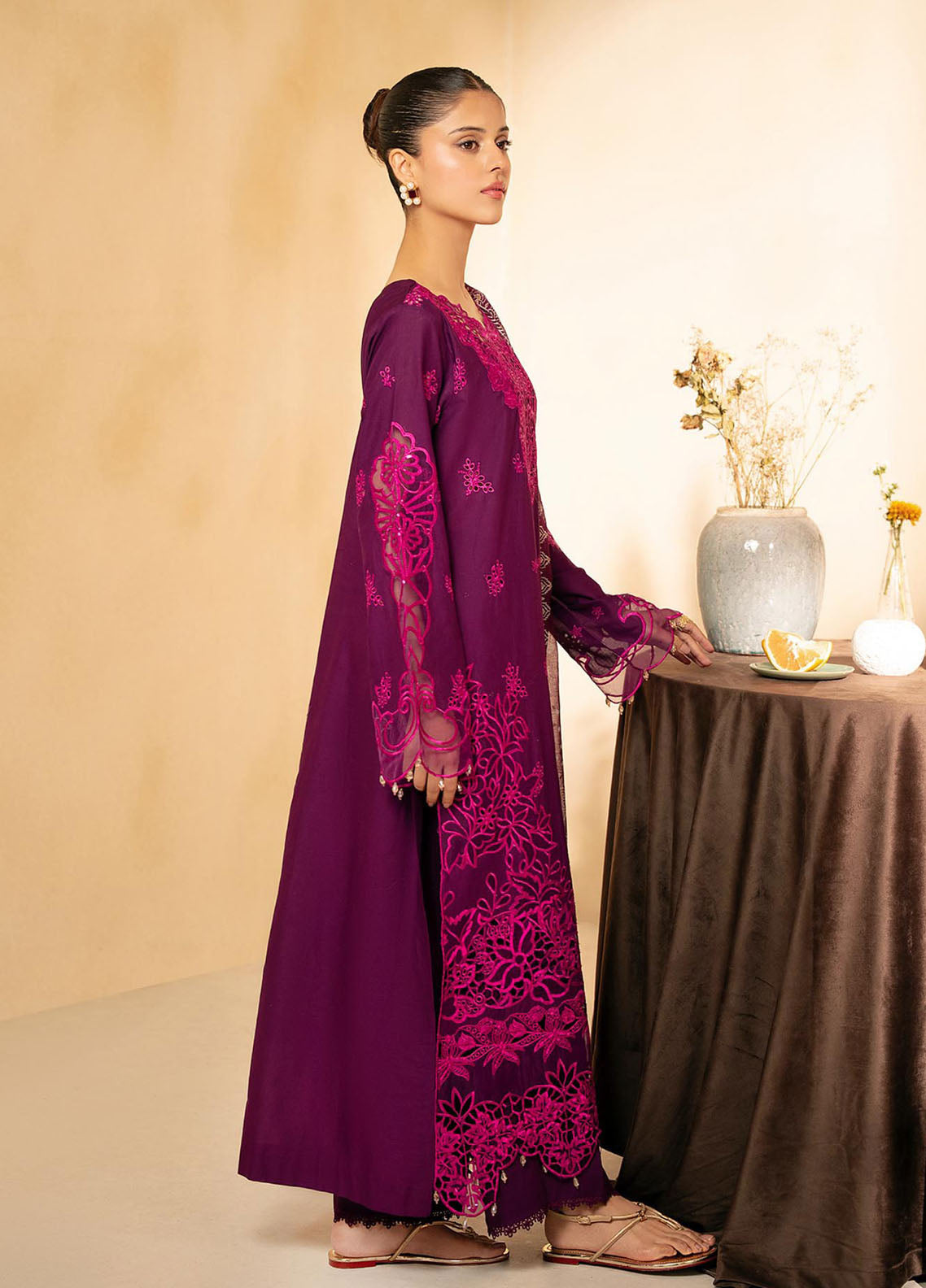 Jahan by Rajbari Embroidered Lawn Suits Unstitched 3 Piece RB25JPF D-6 B Nora