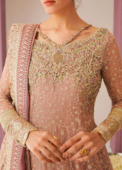 Jamnii Pret Embroidered Chiffon 2 Piece Suit Baghe Bahar