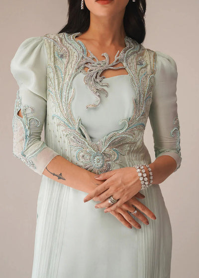 Jamnii Pret Embroidered Tissue Silk 2 Piece Suit Noor E Hayat