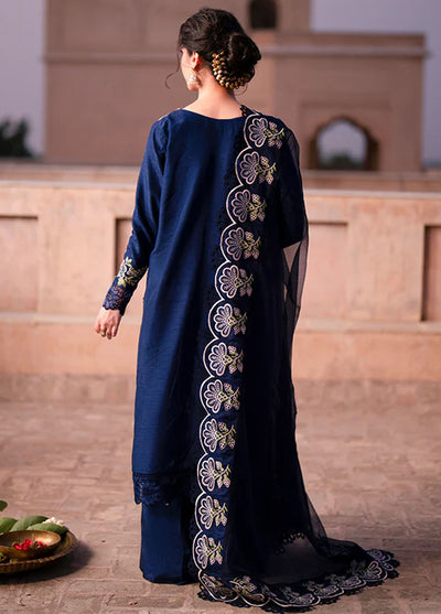 Kahani By Fozia Khalid Pret Embroidered Raw Silk 3 Piece Suit Rukhsana