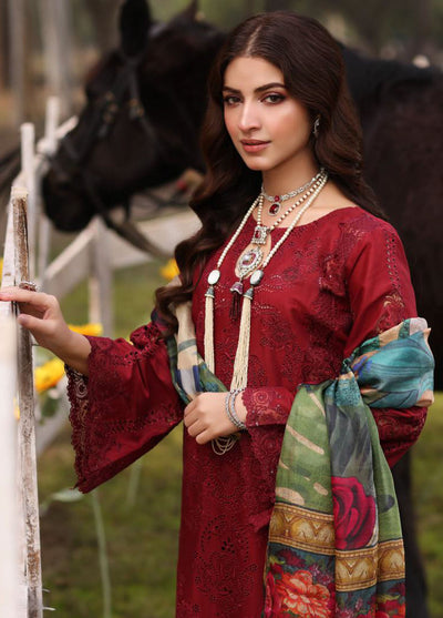 Kahf Festive Luxury Lawn Collection 2024 KFL-02 Alora