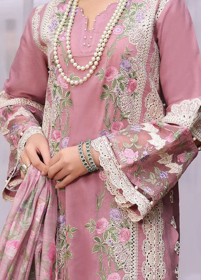 Kahf Festive Luxury Lawn Collection 2024 KFL-03 Sassi