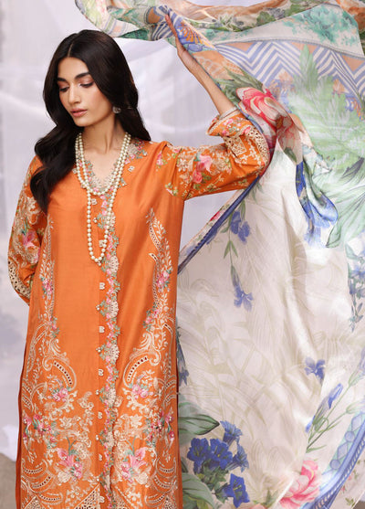 Kahf Festive Luxury Lawn Collection 2024 KFL-10 Maya