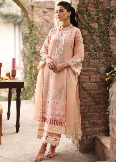 Kahf Festive Luxury Lawn Collection 2024 KFL-11 Maahru