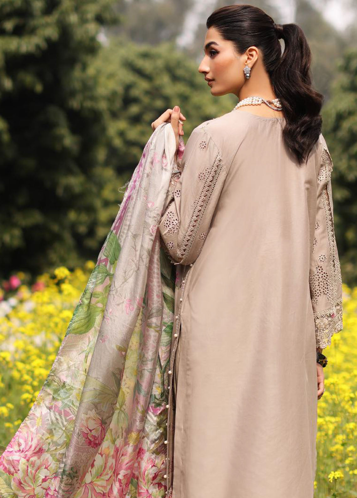 Kahf Festive Luxury Lawn Collection 2024 KFL-12 Heer